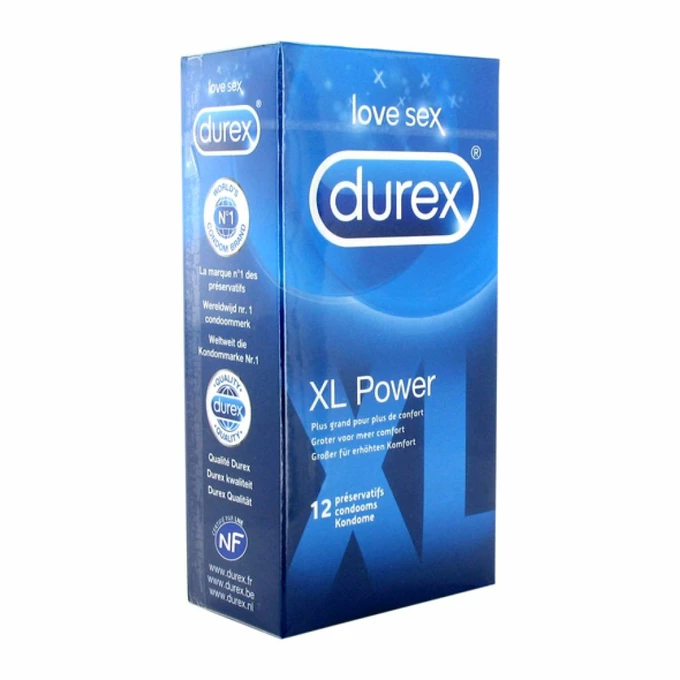 Durex XL Power Condoms  - Prezerwatywy XL