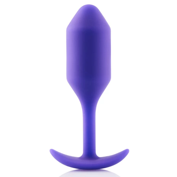 B-Vibe Snug Plug 2 -korek analny, Fioletowy