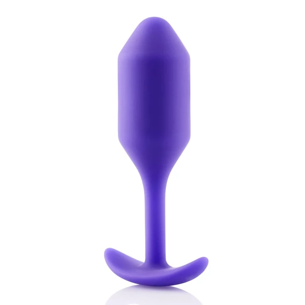 B-Vibe Snug Plug 2 -korek analny, Fioletowy