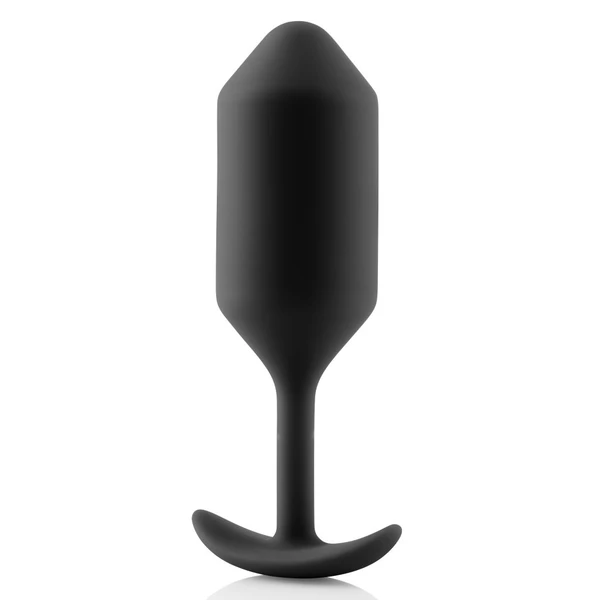 B-Vibe Snug Plug 3 -korek analny, Czarny