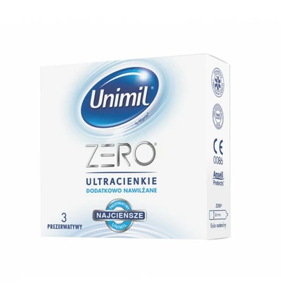 Zero - ultracienkie, nawilżane prezerwatywy