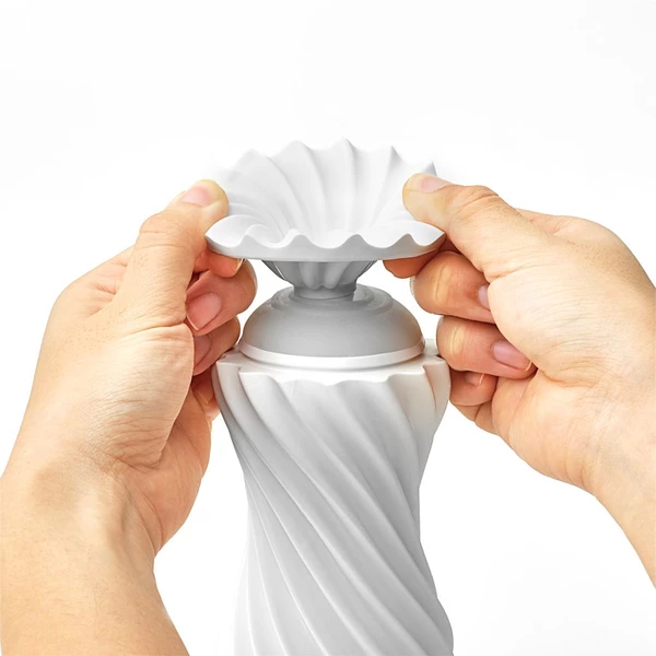 Tenga Flex Masturbation Sleeve Silky White - Nakładka do masturbacji
