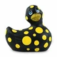 I Rub My Duckie 2.0 Happiness, Czarny i żółty - Masážna kačička