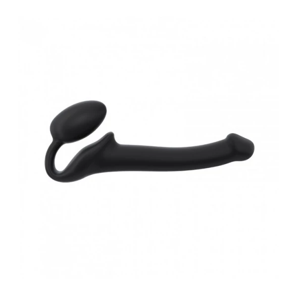 Strap on me Strap on me Silicone bendable strap-on Black - Dildo strap on, czarne