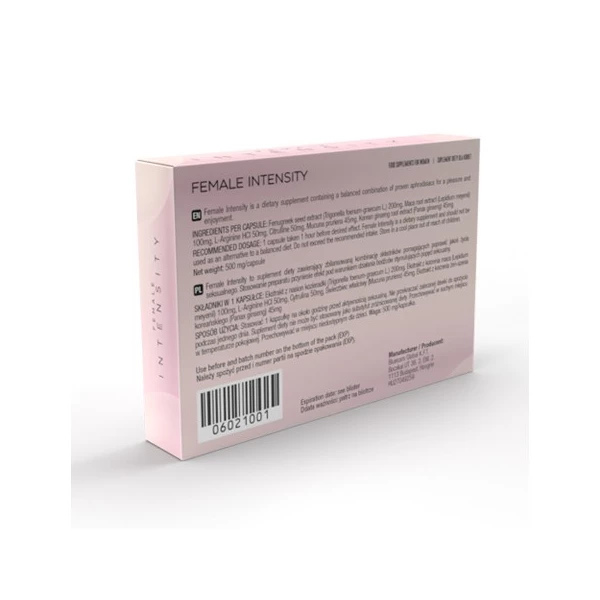 Sexual Health Series Female Intensity 10 kapsułek - tabletki na libido