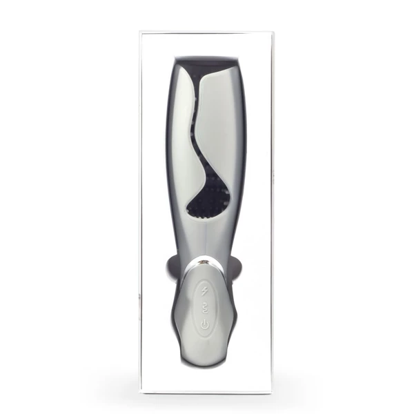 LoversPremium Vulcan Masturbator Grey - Masturbator wibrujący, Szary