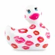 I Rub My Duckie 2.0 Romance, Biały i Różowy - Masážna kačička