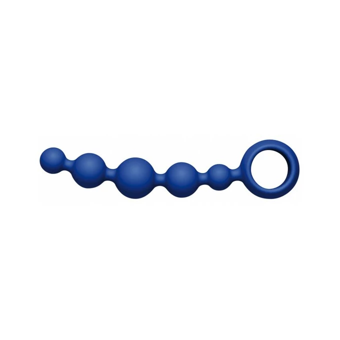 JoyDivision Joyballs Wave - Koraliki analne, niebieski
