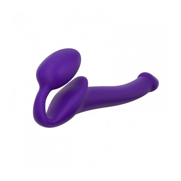 Strap on me Strap on me Silicone bendable strap-on Purple - Dildo strap on, fioletowe