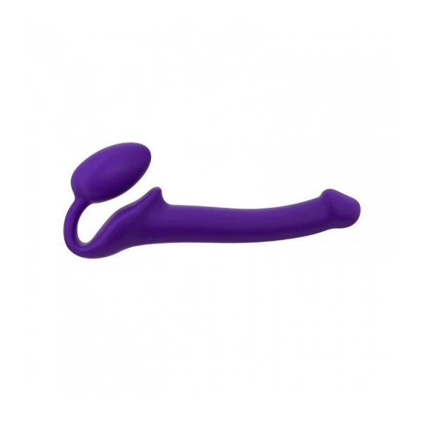 Strap on me Strap on me Silicone bendable strap-on Purple - Dildo strap on, fioletowe