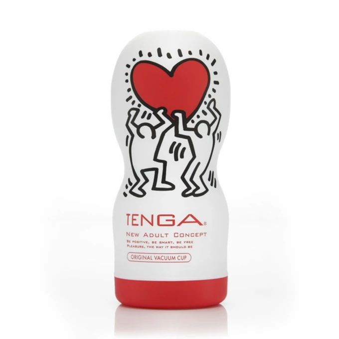 Tenga Keith Haring Original Vacuum Cup - Masturbator klasyczny z funkcją ssania