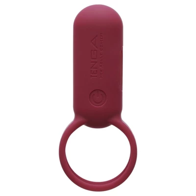 Tenga Smart Vibe Ring Carmine - Wibrujący pierścień erekcyjny
