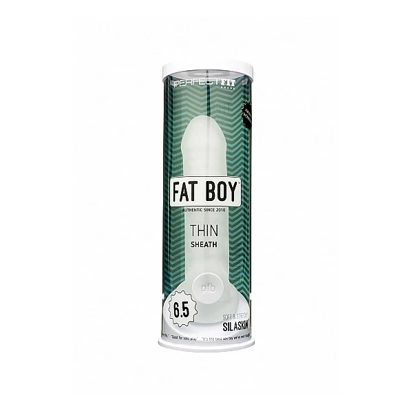 Perfect Fit Fat Boy Thin Clear 6,5&quot; - nakładka na penisa