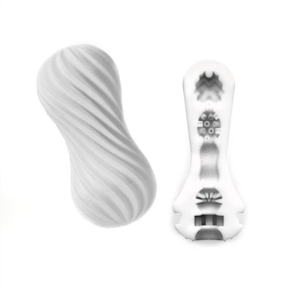 Tenga Flex Masturbation Sleeve Silky White - Nakładka do masturbacji