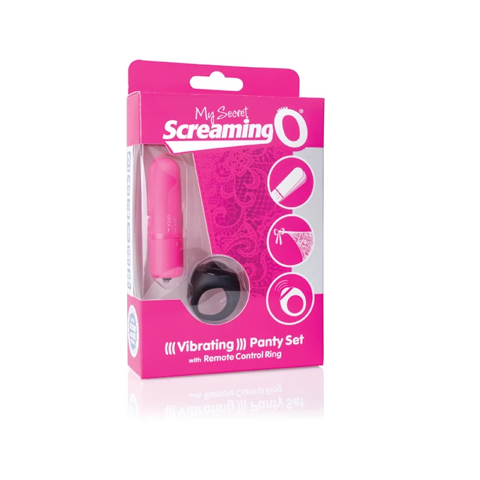 The Screaming O Remote Control Panty Vibe Pink - Zdalnie sterowany wibrator do majtek , Różowy