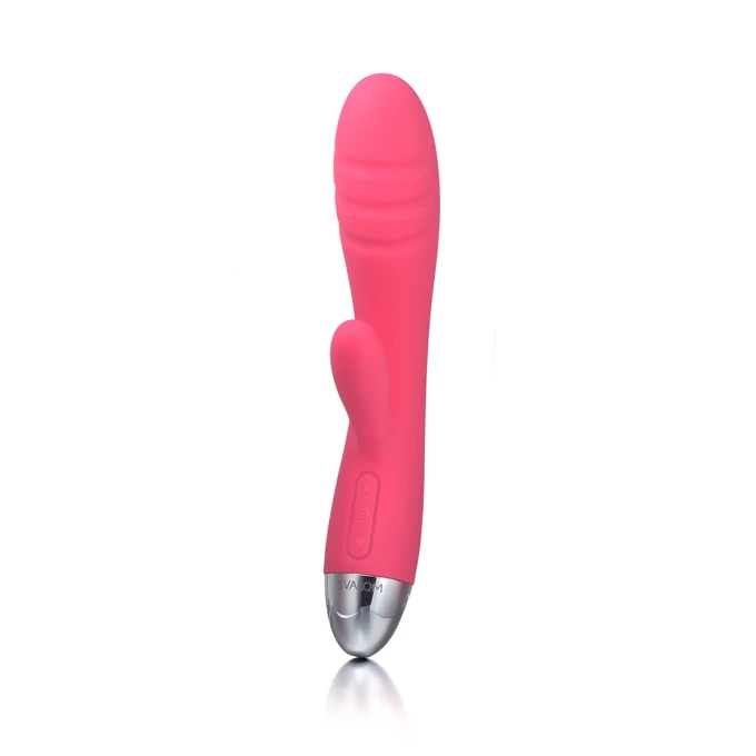Svakom Barbara Ultra Soft Vibrator Plum Red  - Vibrátor na bod G červený