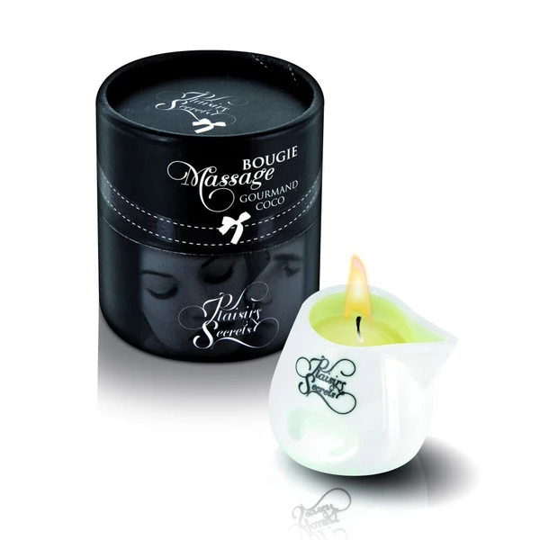 Plaisirs Secrets Massage Candle Coco - świeca do masażu , Kokos