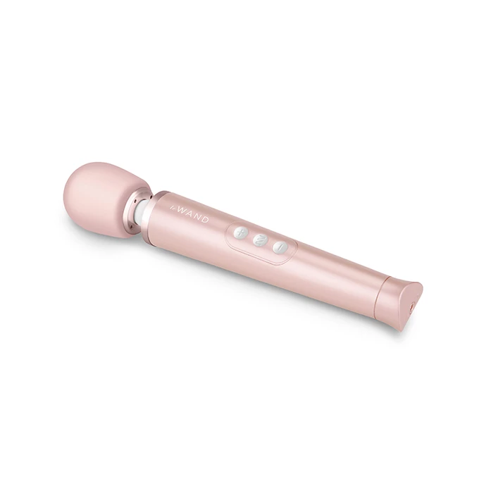Le Wand Petite Rechargeable Vibrating Massager Rose Gold - Wibrator Wand, różowy