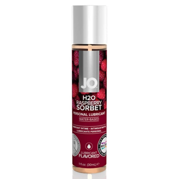 System JO H2O Lubricant Raspberry 30 ml - Lubrykant na bazie wody o smaku malinowym