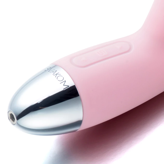 Svakom Barbara Ultra Soft Vibrator Pale Pink  - Vibrátor na bod G ružový