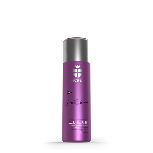 Swede Fruity Love Lubricant Raspberry Rhubarb 50 ml - Lubrykant owocowy, Malina, rabarbar