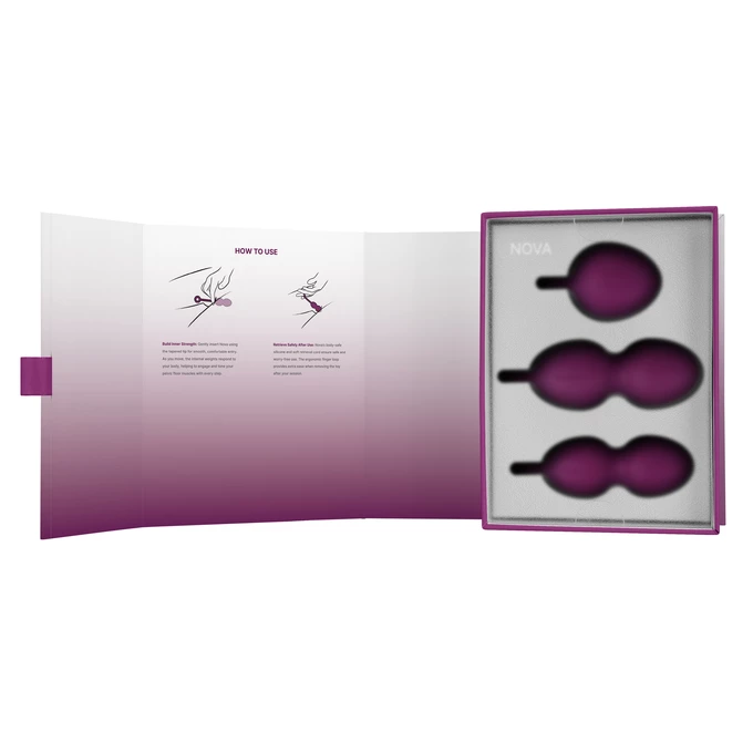 Svakom Nova Kegel Balls Violet  - Venušine guličky fialové