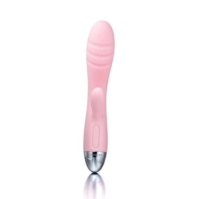 Svakom Barbara Ultra Soft Vibrator Pale Pink  - Vibrátor na bod G ružový