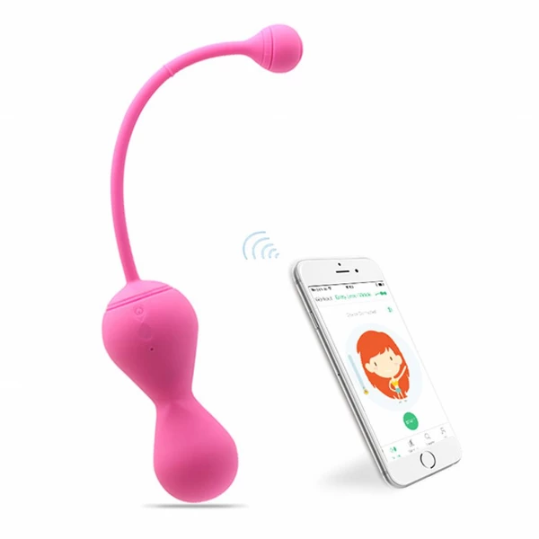 Magic Motion Smart Kegel Master Balls Purple - Kulki gejszy sterowane aplikacją, fioletowy