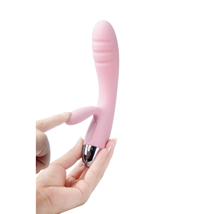 Svakom Barbara Ultra Soft Vibrator Pale Pink  - Vibrátor na bod G ružový