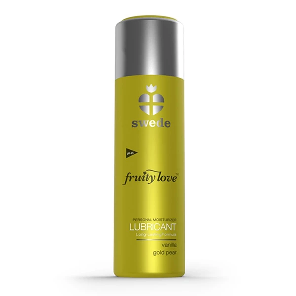 Swede Fruity Love Lubricant Vanilla Gold Pear 100 ml - Lubrykant owocowy, Wanilia, Złota gruszka