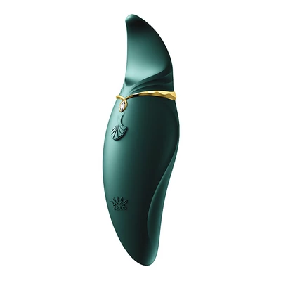 Zalo Hero G-Spot Pulsewave Vibrator Jewel Green - wibrator łechtaczkowy, zielony