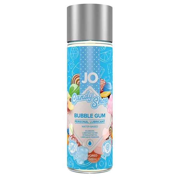 System JO Candy Shop H2O Bubblegum Lubricant 60 ml - lubrykant na bazie wody o smaku gumy balonowej