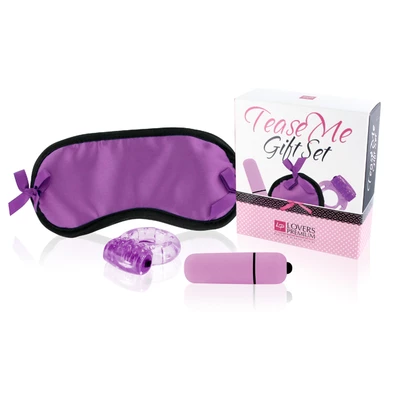 LoversPremium Tease Me Gift Set -  Zestaw akcesoriów , Fioletowy