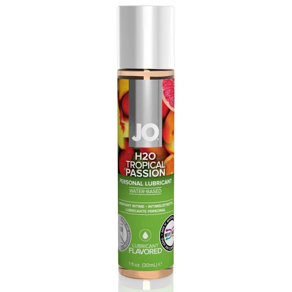 System JO H2O Lubricant Tropical 30 ml  - Lubrykant na bazie wody o smaku owoców tropikalnych