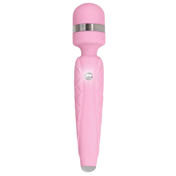 Pillow Talk Cheeky Wand Massager Pink - wibrator wand, Różowy