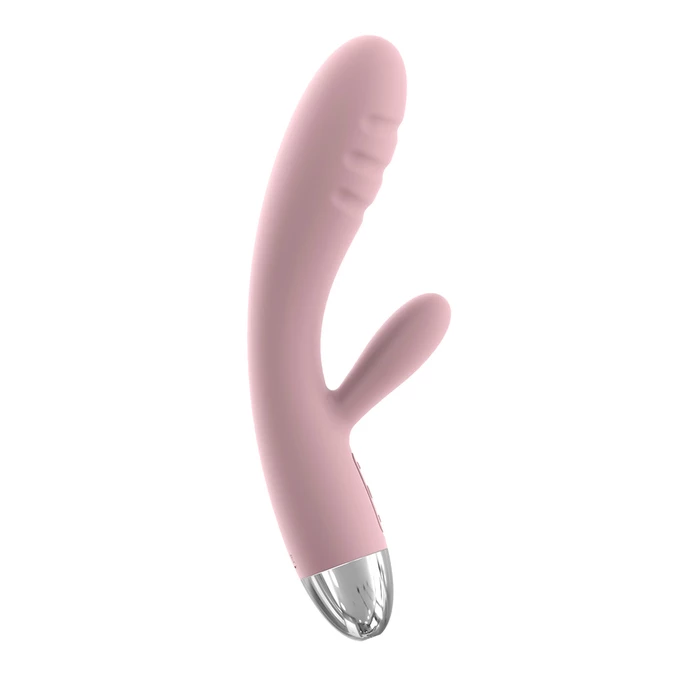 Svakom Barbara Ultra Soft Vibrator Pale Pink  - Vibrátor na bod G ružový