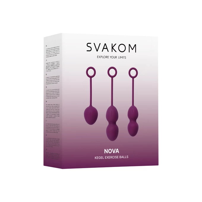 Svakom Nova Kegel Balls Violet  - Venušine guličky fialové