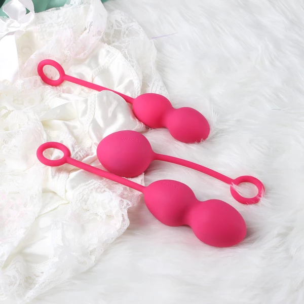 Svakom Nova Kegel Balls Plum Red  - Venušine guličky červené