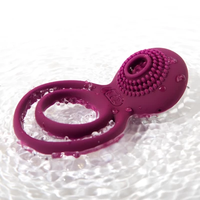 Svakom Tammy Vibrating Ring Violet - Wibrujący pierścień na penisa , Fioletowy