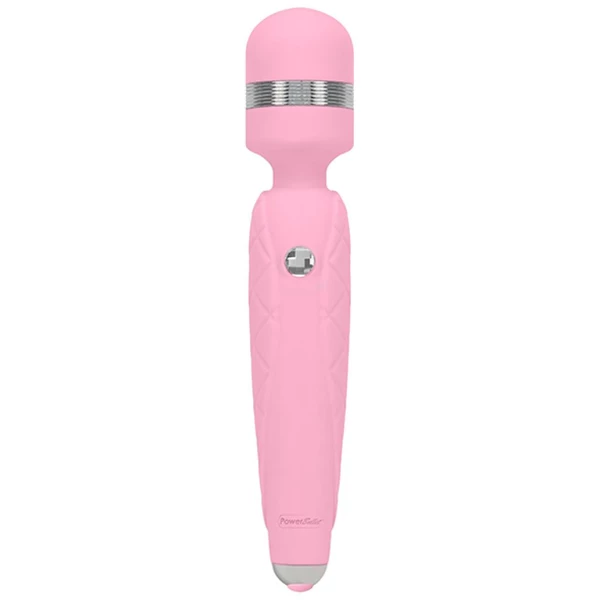 Pillow Talk Cheeky Wand Massager Pink - wibrator wand, Różowy