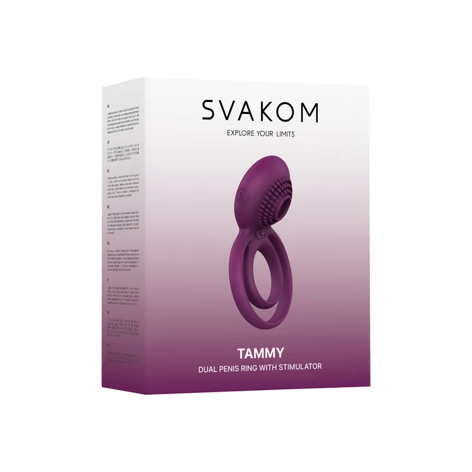 Svakom Tammy Vibrating Ring Violet  - fialový erekčný krúžok s vibráciami