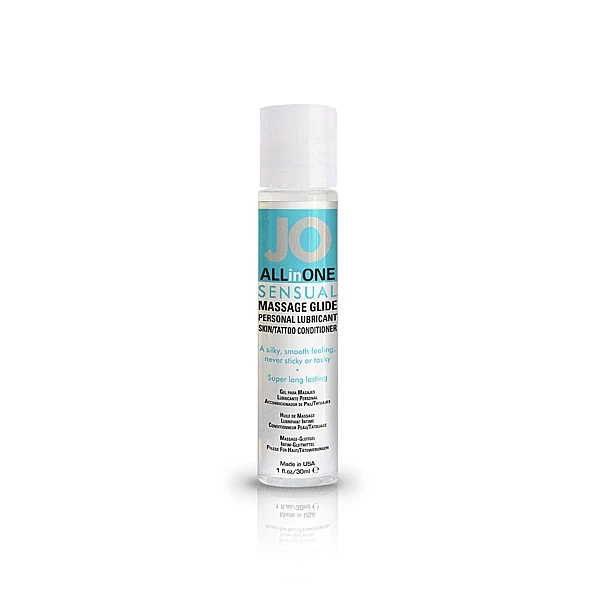 System JO Massage Glide Unscented 30 ml  - Bezwonny Olejek do masażu